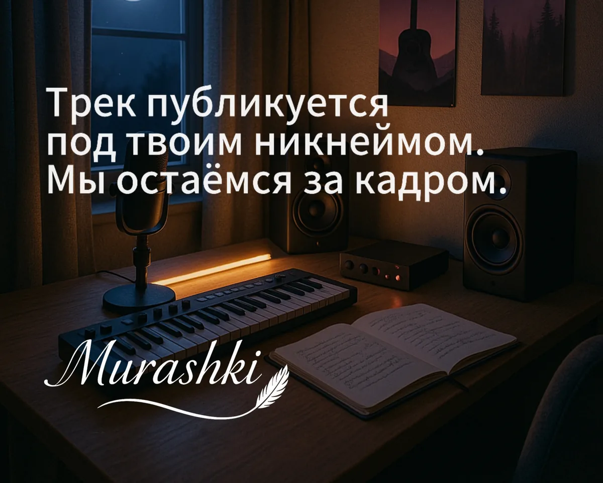 Подключение к лейблу (трек по вашему тексту)
